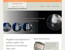 Tablet Screenshot of cobwebcrystal.com